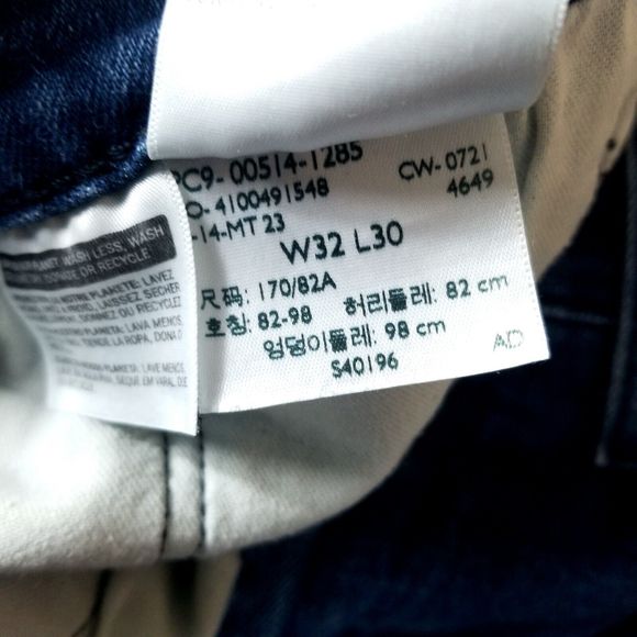 Levi's STRAUSS & Co  514 Men's jeans Straight Relaxed Size 32/30 - Picture 10 of 12